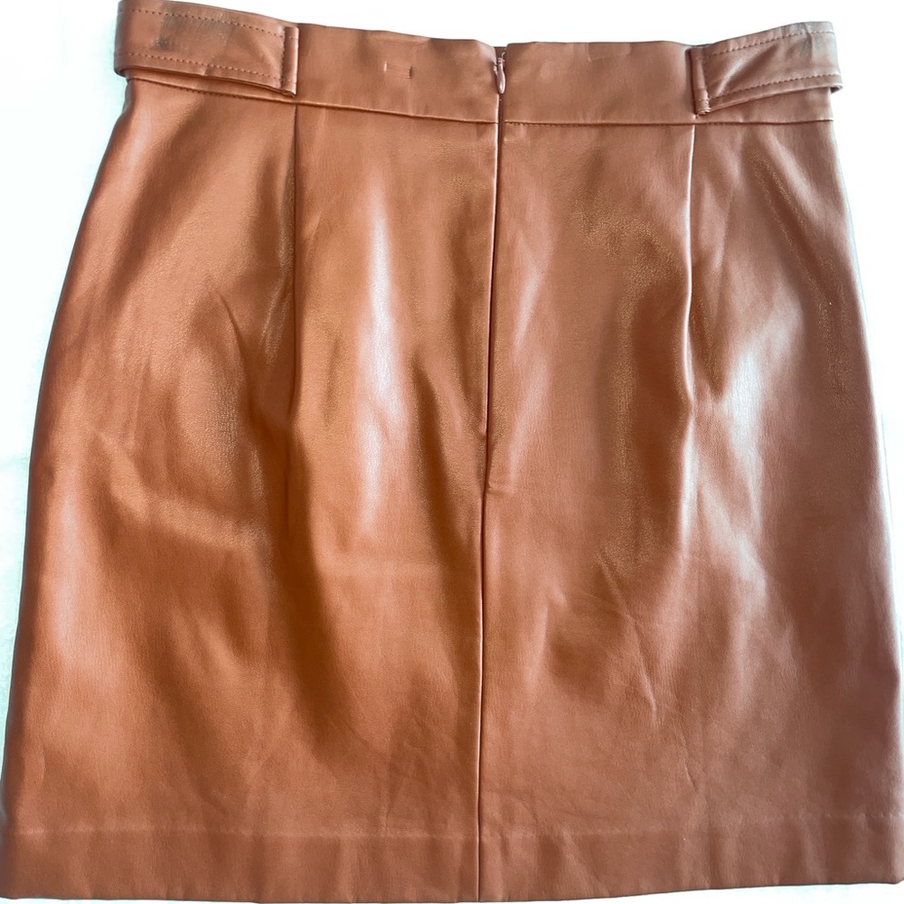 Ann Taylor Loft Faux leather skirt